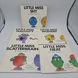 Lot of 5 Little Miss/ Mr. Men Books